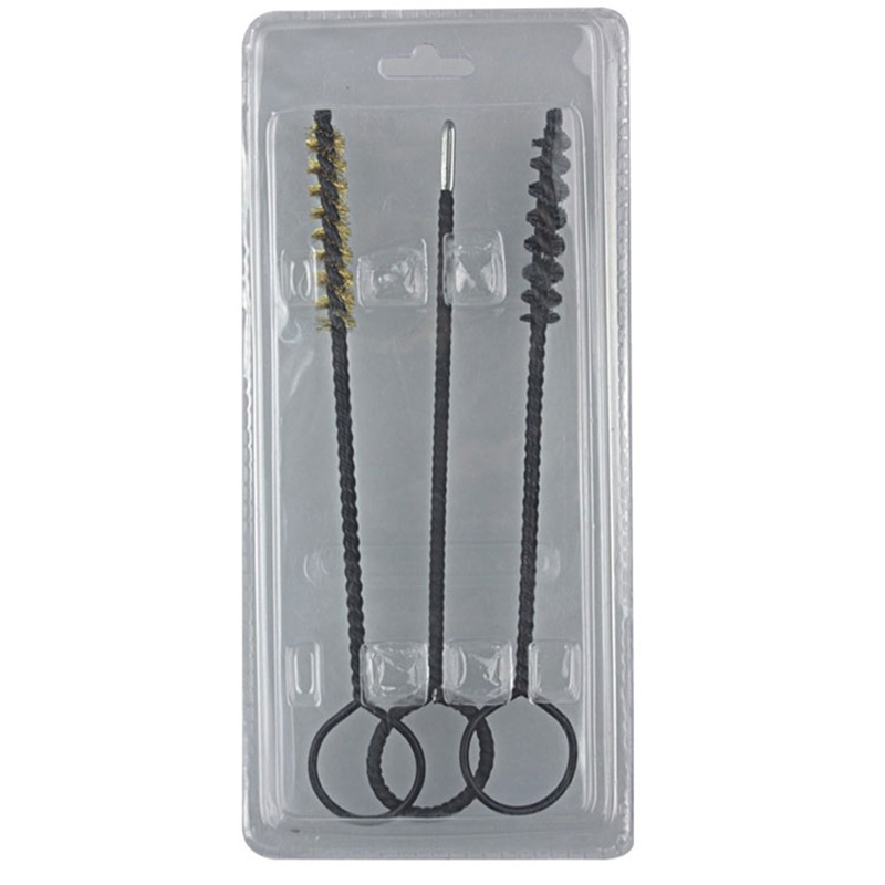 9 mm pistoleto valymo rinkinys supakuotas lizdinėje plokštelėje