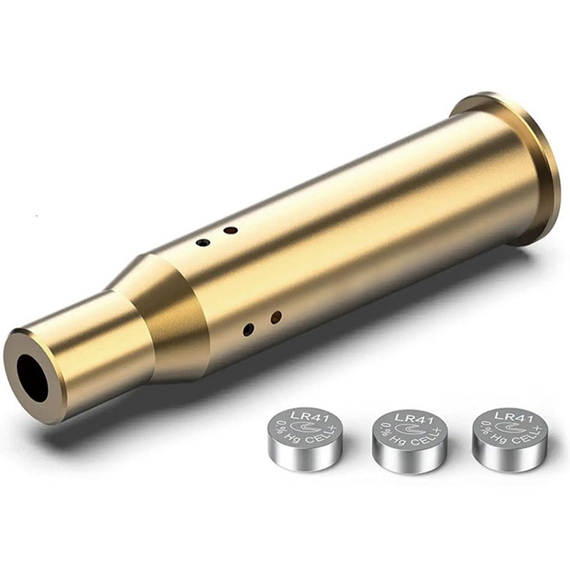 Feyachi Bore Sight 7,62x54R raudonas lazerinis taikiklis su 3 baterijų rinkiniais