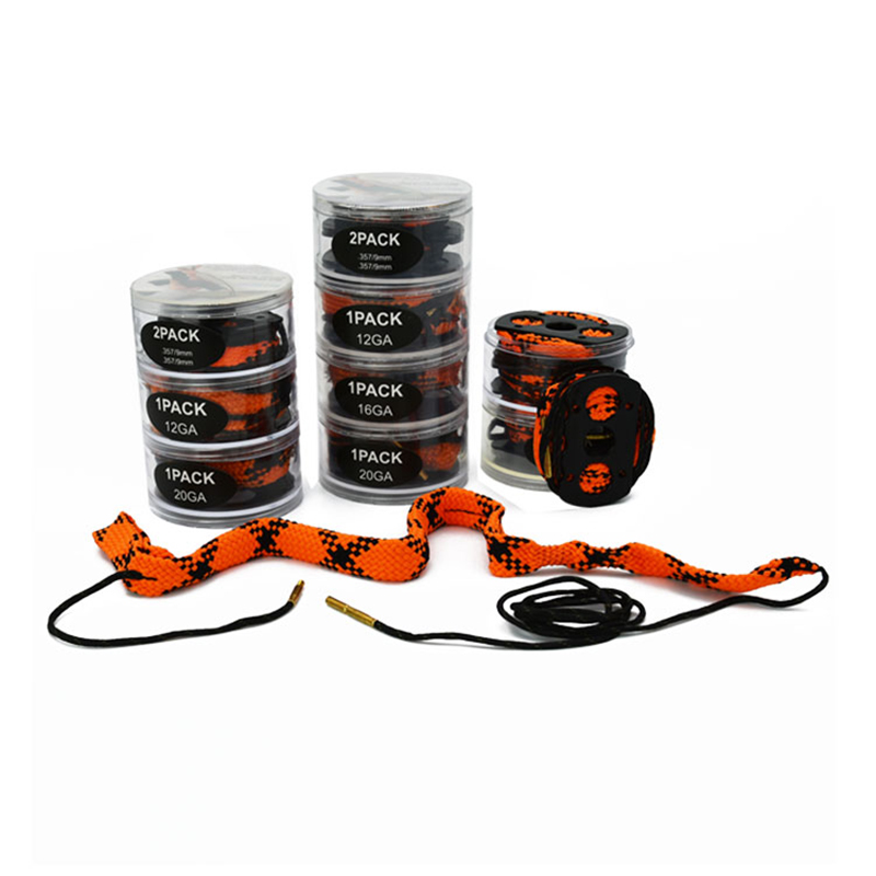 Daugiasluoksnė ginklų valymo lyno gyvatės pakuotė