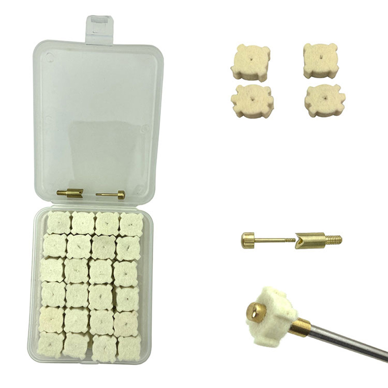 Vilnos žvaigždės, skirtos ginklų kameros valymui, Opp plastikinio dėklo pakuotė